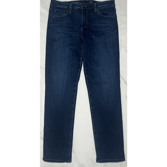 AG Adriano Goldschmied Jeans Womens 28 The Prima Crop Cigarette Dark Wash Blue - Picture 1 of 8